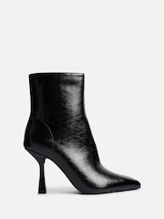 Linzi Black Jetta Point Toe Ankle Boots With Stiletto Heel - Image 2 of 5
