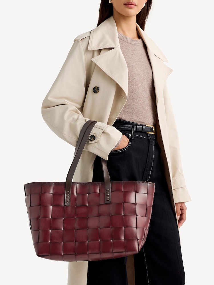 Dragon Diffusion Japan Woven Leather Tote Bag - Image 2 of 6