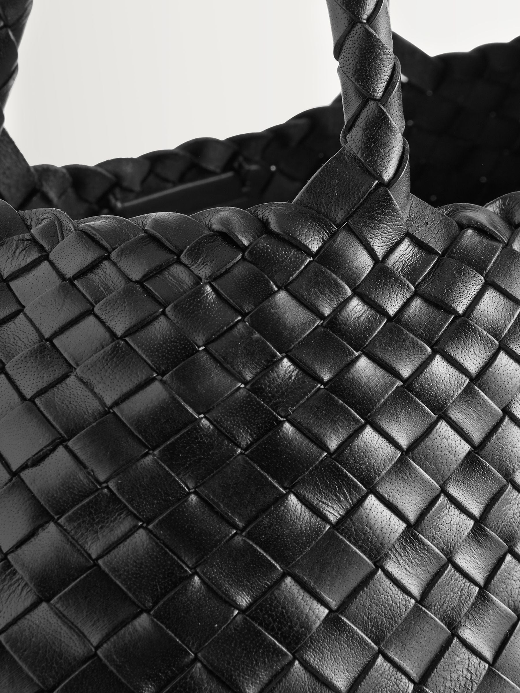 Buy Dragon Diffusion Black Santa Croce Large Woven Bag from Next USA