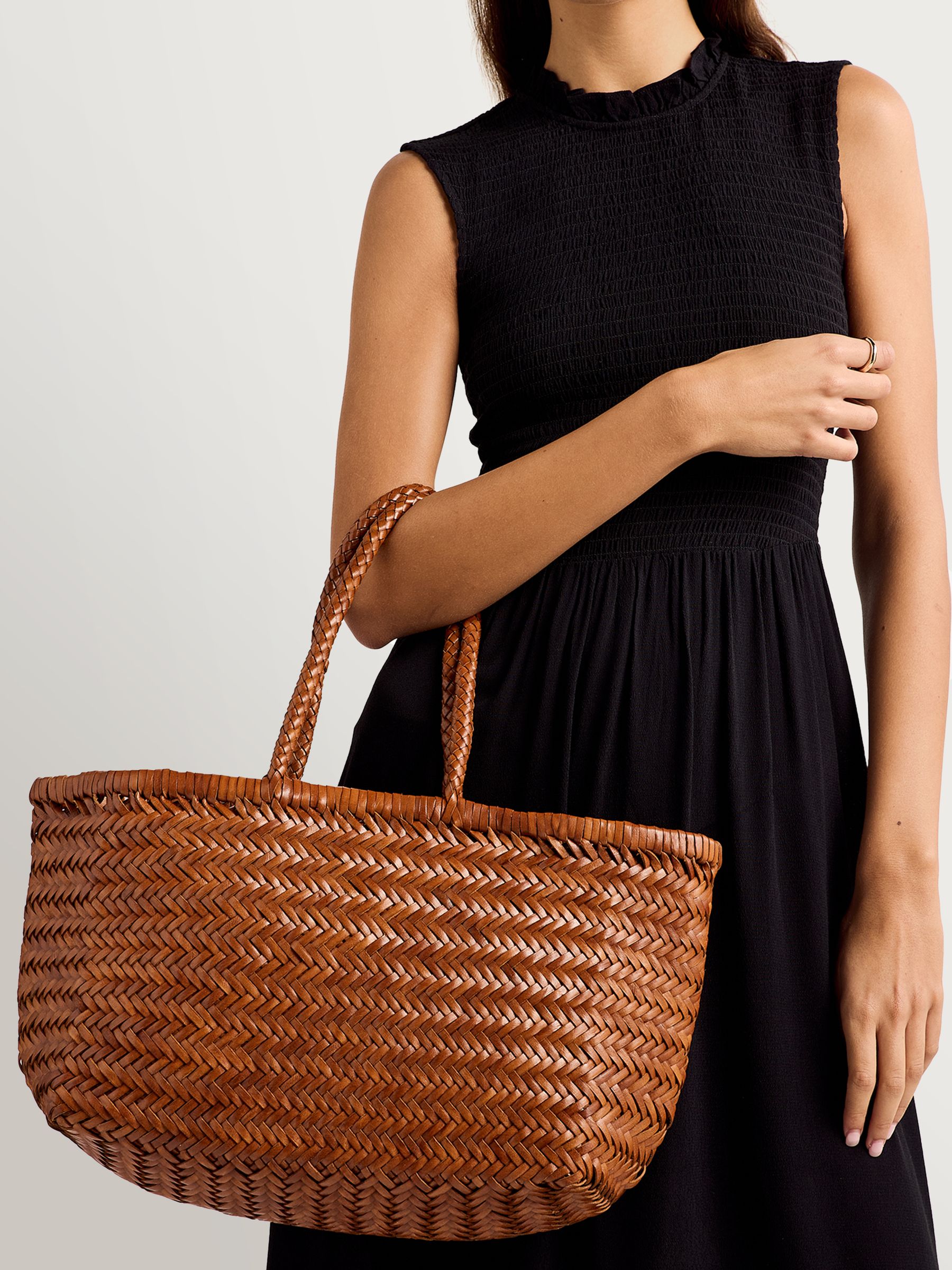 Buy Dragon Diffusion Brown Large Triple Jump Leather Bag from Next USA
