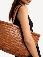 Dragon Diffusion Large Bamboo Triple Jump Leather Bag - Image 4 of 10