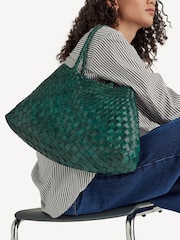 Dragon Diffusion Santa Croce Large Woven Bag - Image 3 of 8