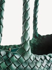 Dragon Diffusion Santa Croce Large Woven Bag - Image 6 of 8