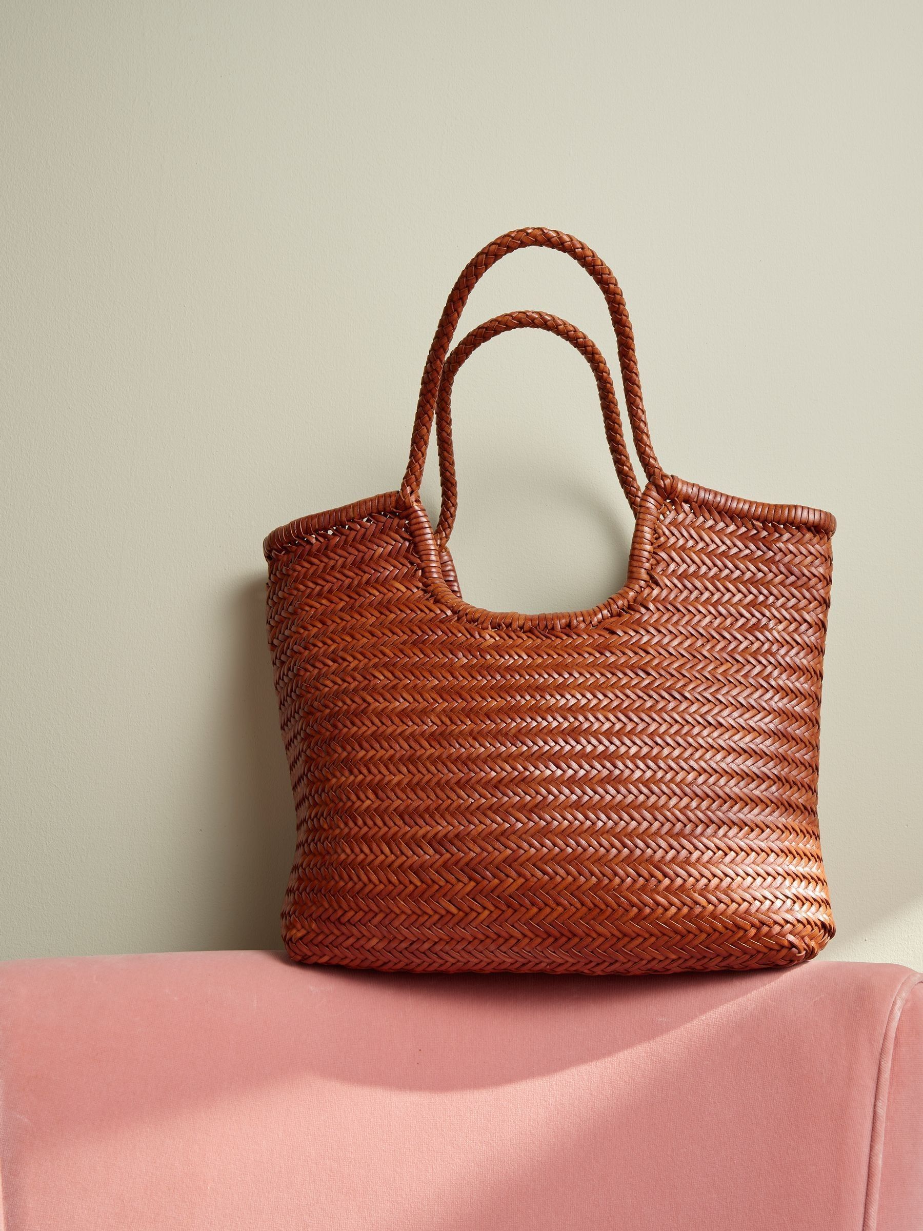 Buy Dragon Diffusion Tan Diagonal Leather Bag from Next USA