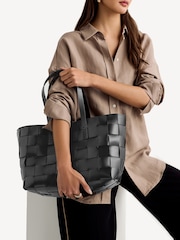 Dragon Diffusion Japan Woven Leather Tote Bag - Image 2 of 7