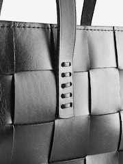 Dragon Diffusion Japan Woven Leather Tote Bag - Image 5 of 7