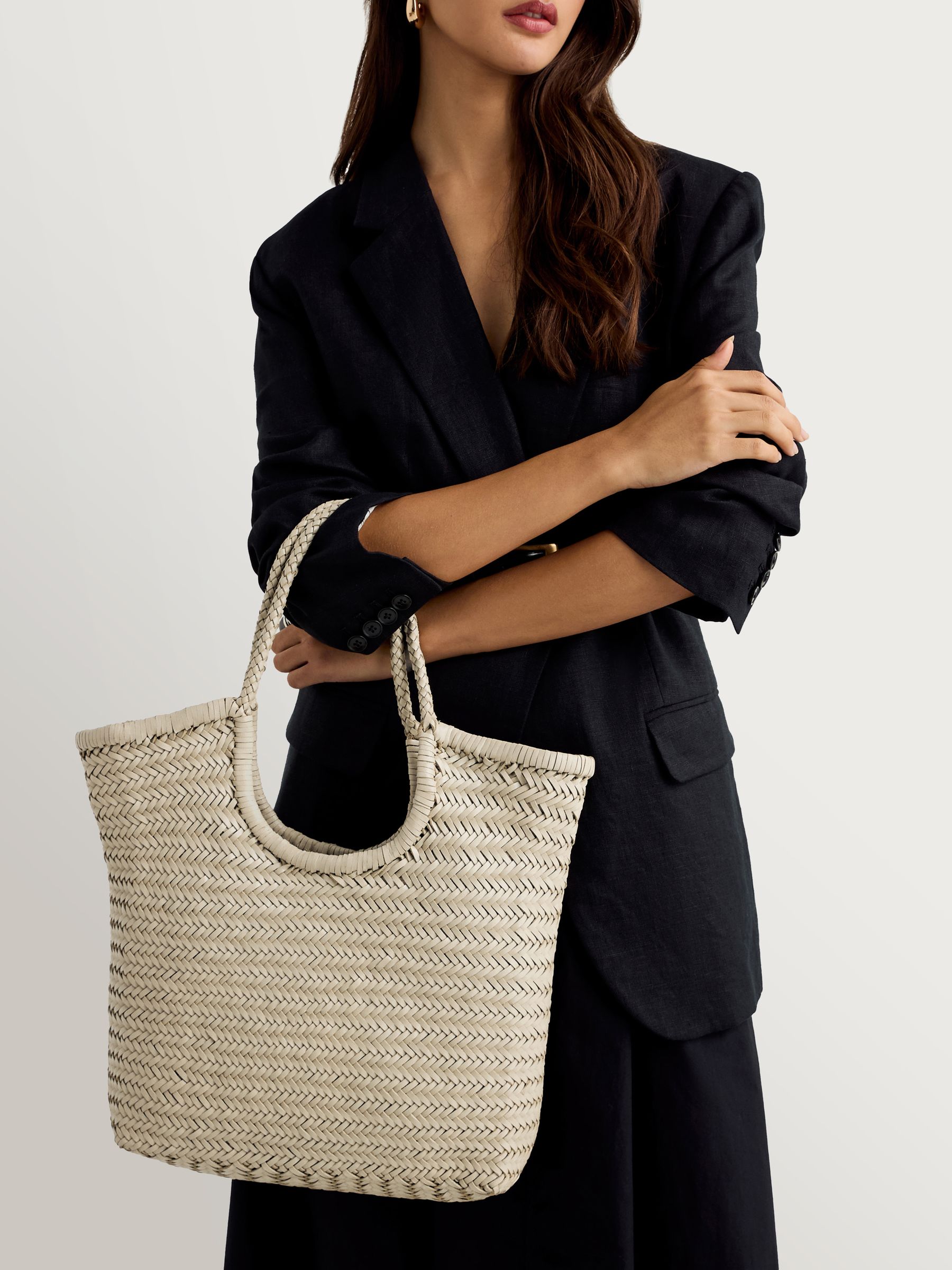 Buy Dragon Diffusion White Diagonal Leather Bag from Next USA