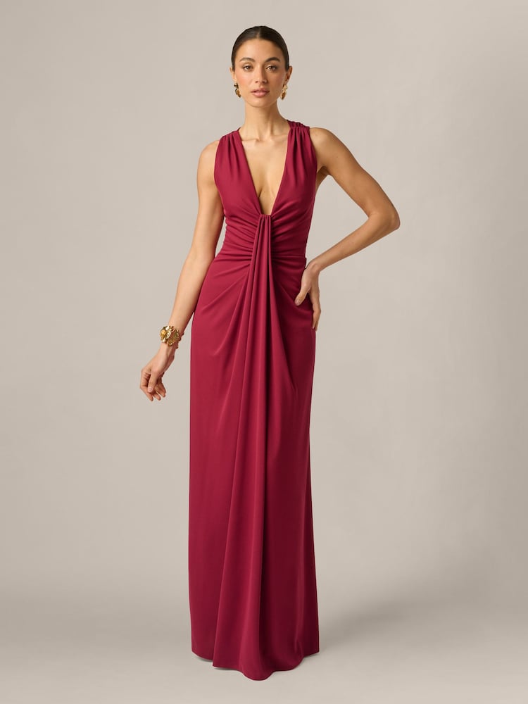 Adrianna Papell Adrianna By Artisan Jersey Long Dress - صورة 1 من 6 Adrianna Papell Adrianna By Artisan Jersey Long Dress - صورة 1 من 6