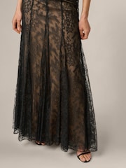 Adrianna Papell Black Adrianna By  Lace Long Dress - Image 5 of 6