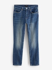Mittelblau - Seam Front Skinny Jeans - Bild 6 von 8
