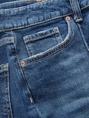 Mittelblau - Seam Front Skinny Jeans - Bild 7 von 8