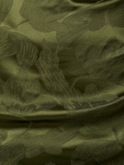 Adrianna Papell Green Adrianna By  Woven Jacquard Long Dress - Image 6 of 6