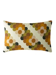 Orla Kiely Set of 2 Multi Retro Flower Stripe 100% Cotton Pillowcases - Image 4 of 6