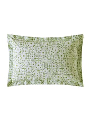 Orla Kiely Set of 2 Basil Green Criss Cross Stem Pillowcases - Image 4 of 5
