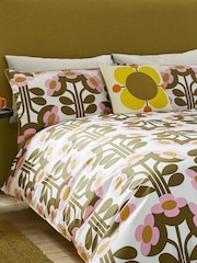 Orla Kiely Set of 2 Buttercup 100% Cotton Pillowcases - Imagen 1 de 4