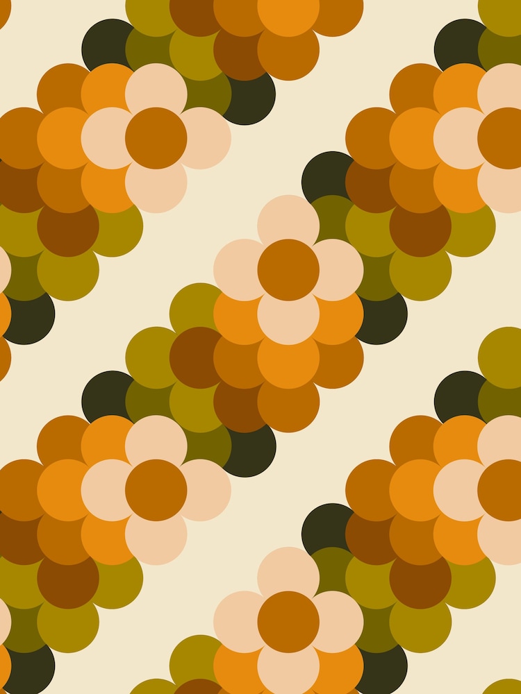 Orla Kiely Multi Retro Flower Stripe Duvet Cover and Pillowcase 100% Cotton Set - Image 7 of 7