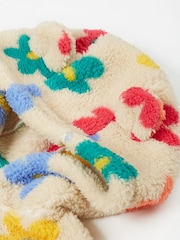 Frugi Flowers Cosy Snuggle Suit Cream All-In-One - Imagen 5 de 8