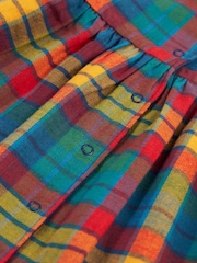 Frugi Girls Blue Reversible Corduroy Dress - Image 6 of 6