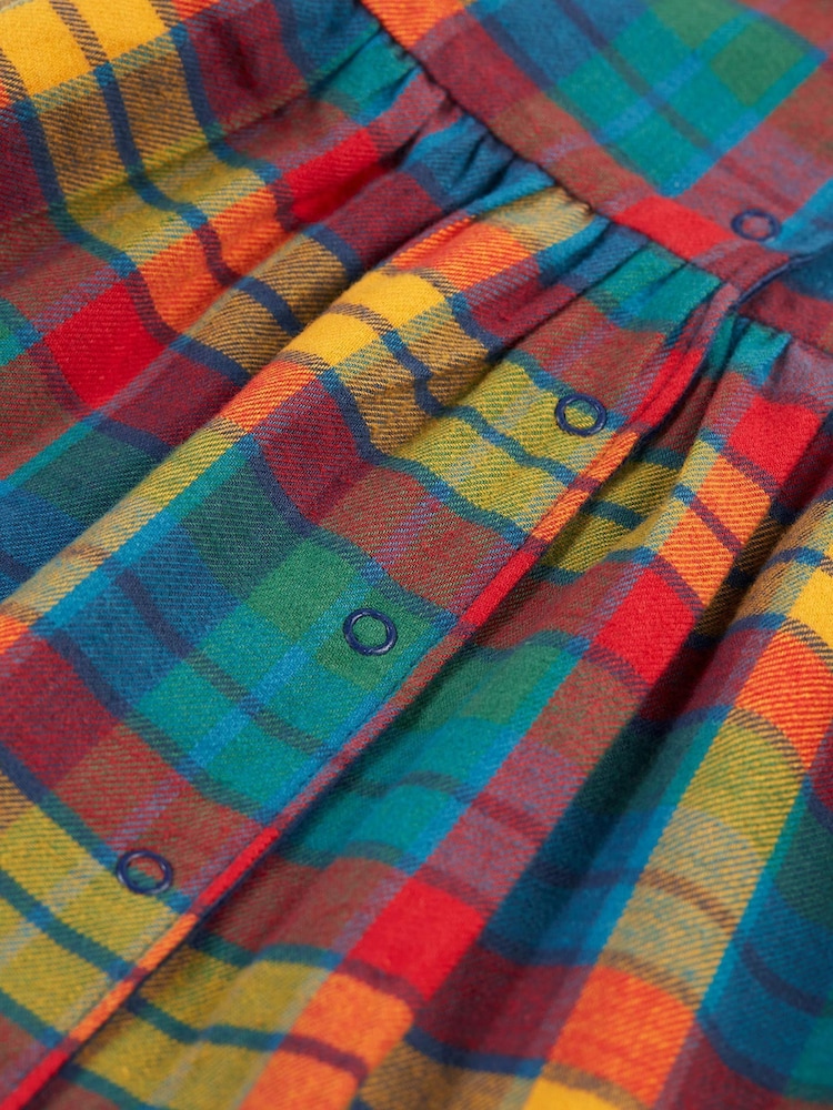 Frugi Girls Blue Reversible Corduroy Dress - Image 6 of 6 Frugi Girls Blue Reversible Corduroy Dress - Image 6 of 6
