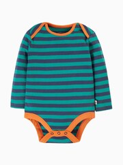 Frugi Striped Tiger Bodies 2 Pack - Image 3 of 5