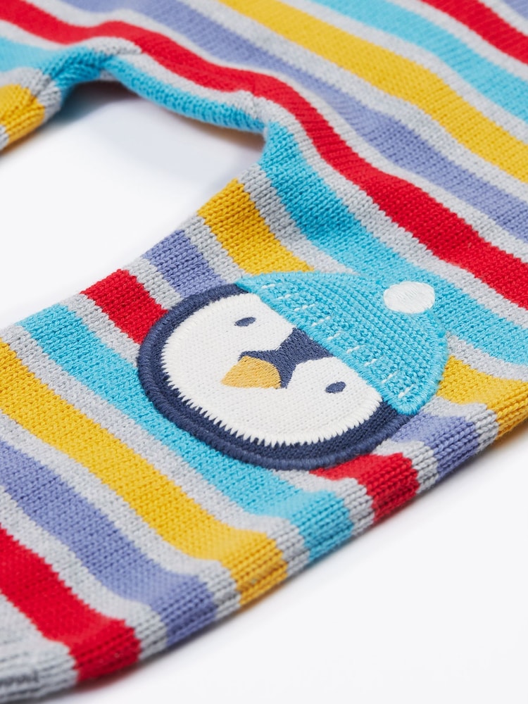 Frugi Grey Marl Striped Dungaree Set - Imagen 2 de 5