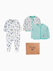 Frugi Green Puffin Gift Set - Image 1 of 8