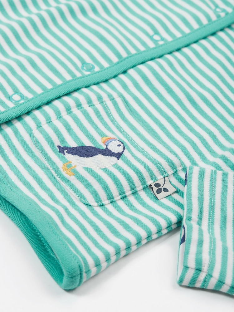 Frugi Green Puffin Gift Set - Image 8 of 8