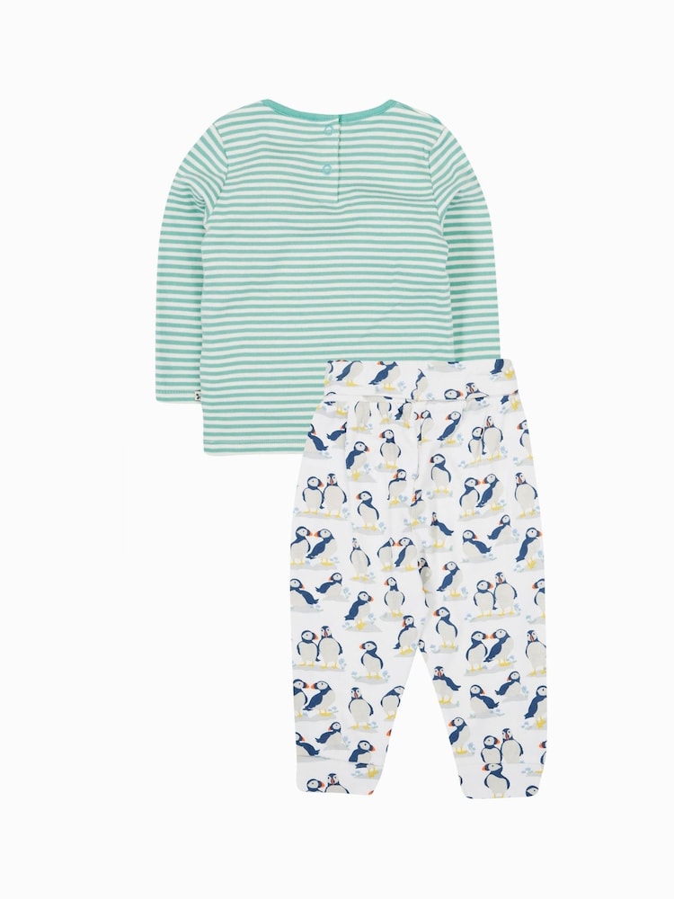 Frugi Unisex Green Top And Legging Outfit - Image 2 of 4 Frugi Unisex Green Top And Legging Outfit - Image 2 of 4