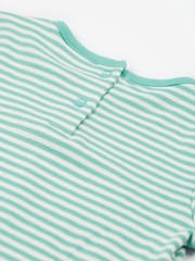 Conjunto unisex de top y mallas de color verde de Frugi - Imagen 4 de 4