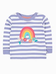 Frugi Purple Striped Easy On Top - Imagen 1 de 4