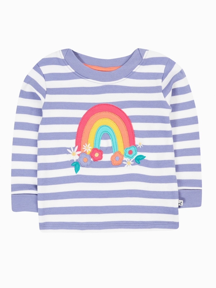 Frugi Purple Striped Easy On Top - Imagen 1 de 4