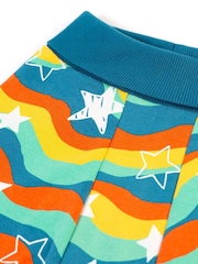 Frugi Blue Wavy Stars Cosy Parsnip Pants - Image 2 of 4