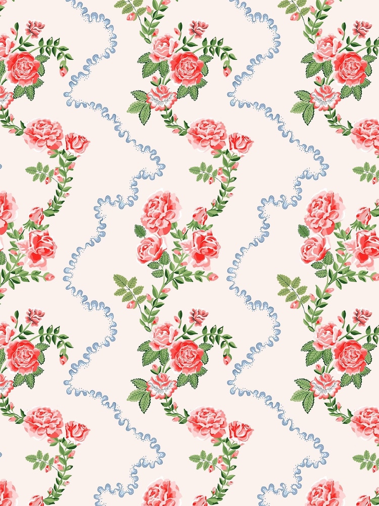 Cath Kidston Pink Flutter Duvet Cover and Pillowcase 100% Cotton Set - Image 8 of 8