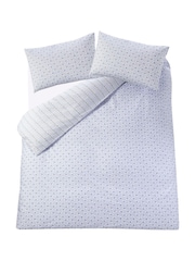 Cath Kidston Blue Ticking Stripe Duvet Cover and Pillowcase 100% Cotton Set - Image 7 of 8