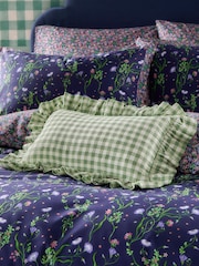 Cath Kidston Navy Nightshade Duvet Cover and Pillowcase 100% Cotton Set - Image 3 of 7
