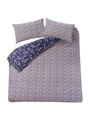 Cath Kidston Navy Nightshade Duvet Cover and Pillowcase 100% Cotton Set - Image 6 of 7