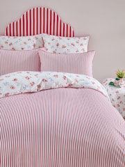 Cath Kidston Multi Rows And Bows Duvet Cover and Pillowcase 100% Cotton Set - Image 2 of 8