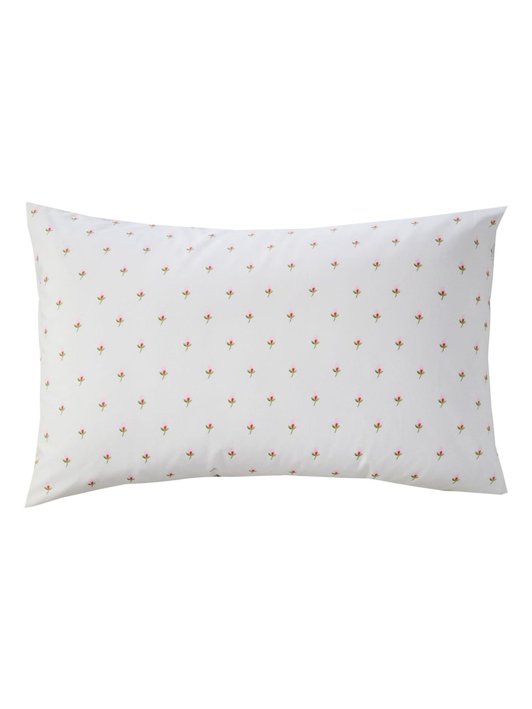 Cath Kidston Sage Dolly Rose Duvet Cover and Pillowcase 100% Cotton Set - Image 7 of 7
