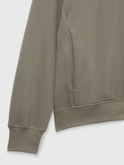 LES 100 CIEL Khaki Reiss | Les 100 Ciels Modal-Blend Jersey Hoodie - Image 5 of 6