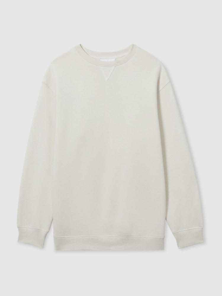 Creme - LES 100 CIEL Reiss | Les 100 Ciels Oversized Sweatshirt - Bild 2 von 7