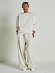 Creme - LES 100 CIEL Reiss | Les 100 Ciels Oversized Sweatshirt - Bild 3 von 7