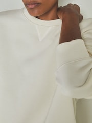 Creme - LES 100 CIEL Reiss | Les 100 Ciels Oversized Sweatshirt - Bild 4 von 7