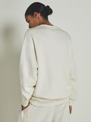 Creme - LES 100 CIEL Reiss | Les 100 Ciels Oversized Sweatshirt - Bild 5 von 7