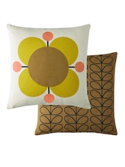 Orla Kiely Atomic Flower 100% Cotton Cushion - صورة 2 من 2