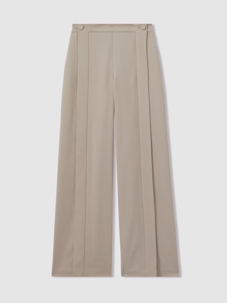 Pantalon large à boutons sur le devant Reiss Coraline - Image 2 de 6