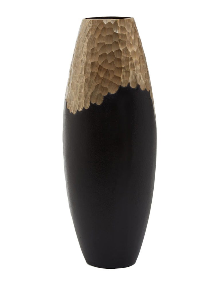 Fifty Five South Black Daito Aluminium Vase - Image 1 of 5