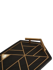 Fifty Five South Black Oriana Slate Tray - Image 5 of 6