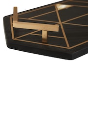 Fifty Five South Black Oriana Slate Tray - Image 6 of 6