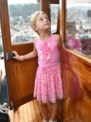 Angels Face Pink Erika Multi Spotted Skirt - Image 1 of 3