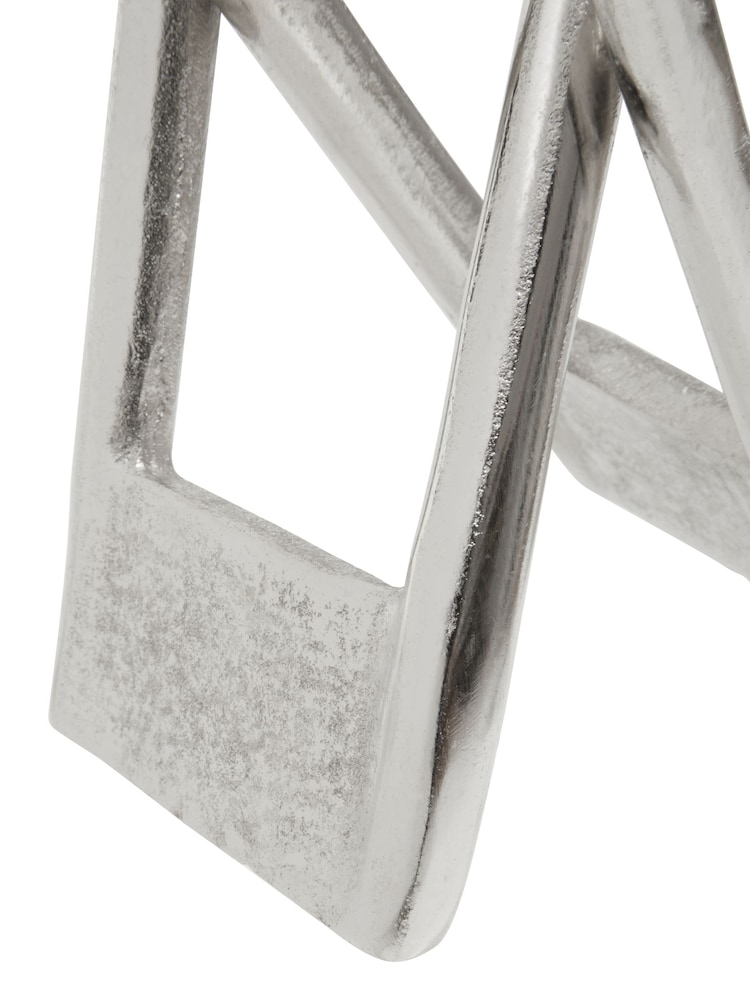 Fifty Five South Silver Prato Ornaments Sculpture - Image 5 of 5